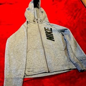 Boys Nike hoodie size small-tri fits.